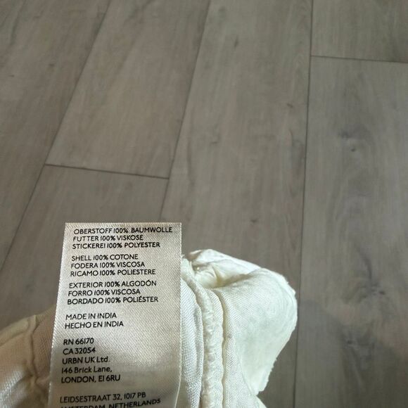 Free People Cream Eyelet Skirt - Picture 5 of 9